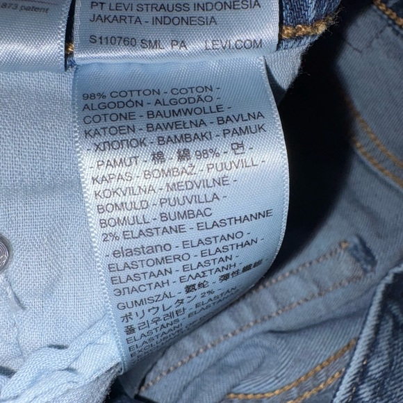 Levi's 728 High-Rise Wide Leg (Sweet Success) Women's Jeans 29x32 - Picture 6 of 8